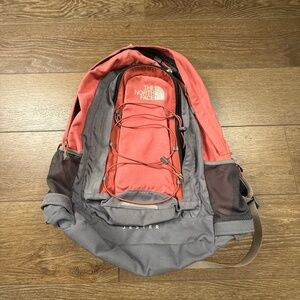 The North Face Vintage Jester Backpack, Pink/Gray, Outdoor, School, Hiking
